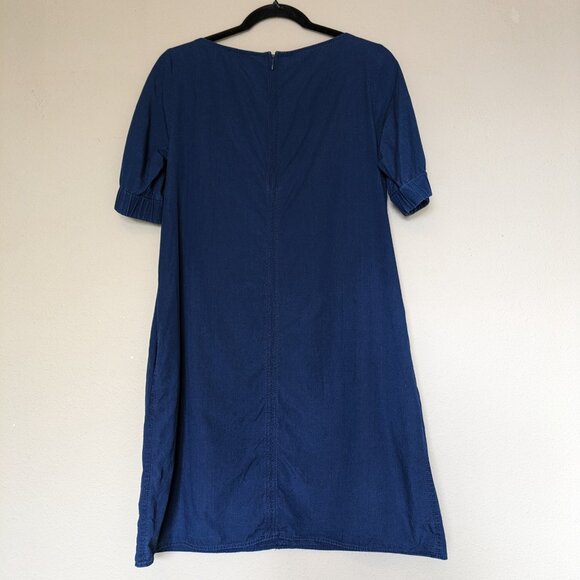 COS Denim Chambray Short Sleeve Midi Dress size 4 - Picture 2 of 8